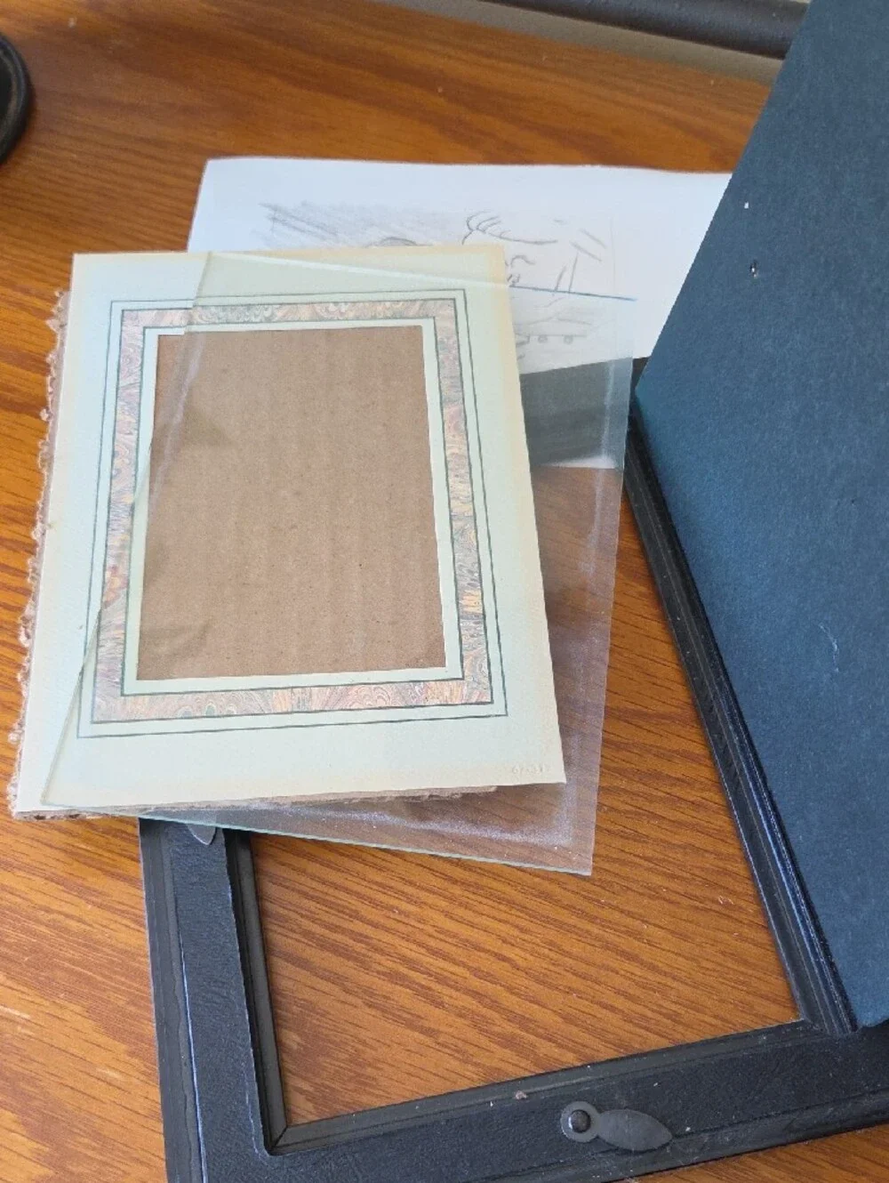 Holden Burl Wood Grain Picture Frame in Brown